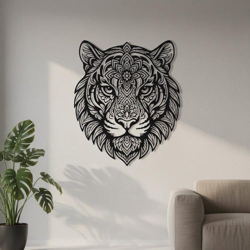 لوحة Majestic Tiger المعدنية - صورة إضافية
