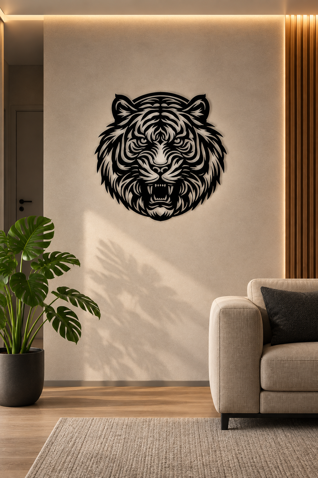 لوحة Iron Roar المعدنية! 🦁#003
